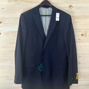 NEW Brooks Brothers Classic Fit Two-Button Blazer w/ Gold Accents (41 L)
